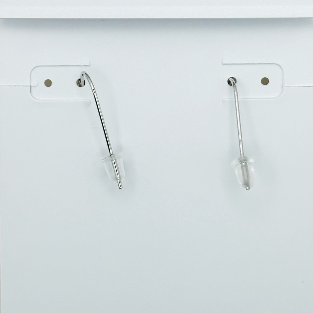 Kendra Scott Gingerbread Silver Earrings NEW - Picture 2 of 2